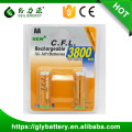 CFL AA 3800mah rechargeable cfl batteries ni-mh battery nimh battery